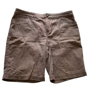 Size 16 Croft & Barrow Brown Walking Shorts
